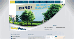 Desktop Screenshot of goldpress.com.br